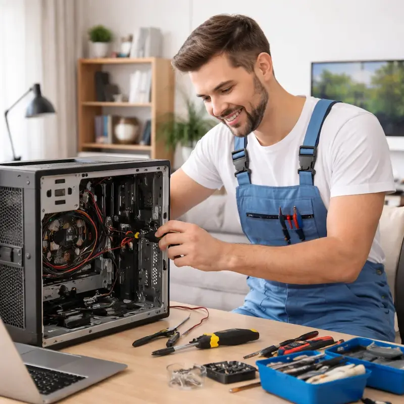 Ремонт компьютеров в Красногвардейском районе Санкт-Петербурга с выездом на дом