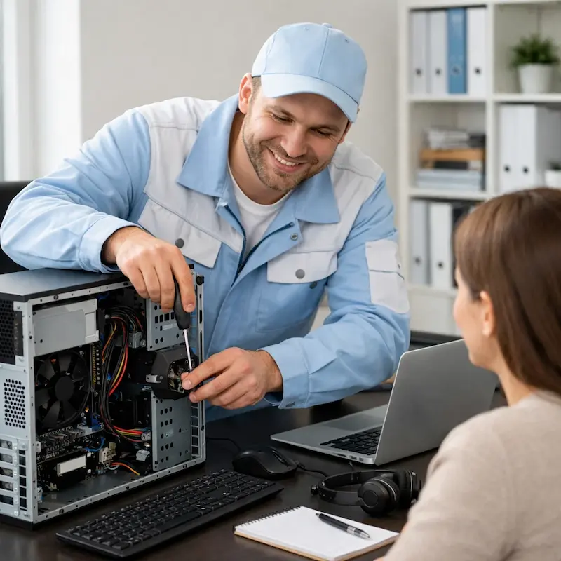 Ремонт компьютеров на Василеостровской с выездом на дом