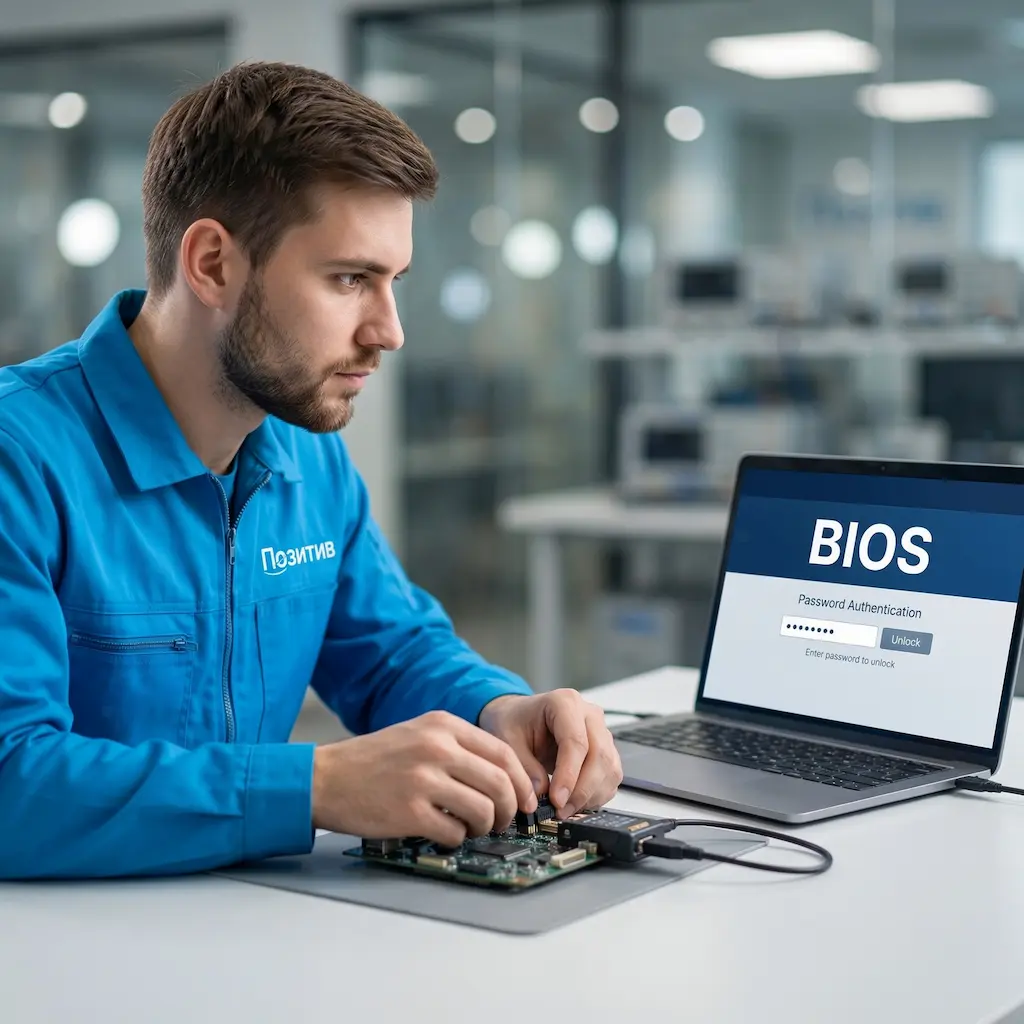Снятие пароля BIOS ноутбука в Санкт-Петербурге