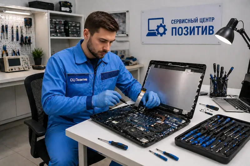 Замена шлейфа матрицы ноутбука в Санкт-Петербурге