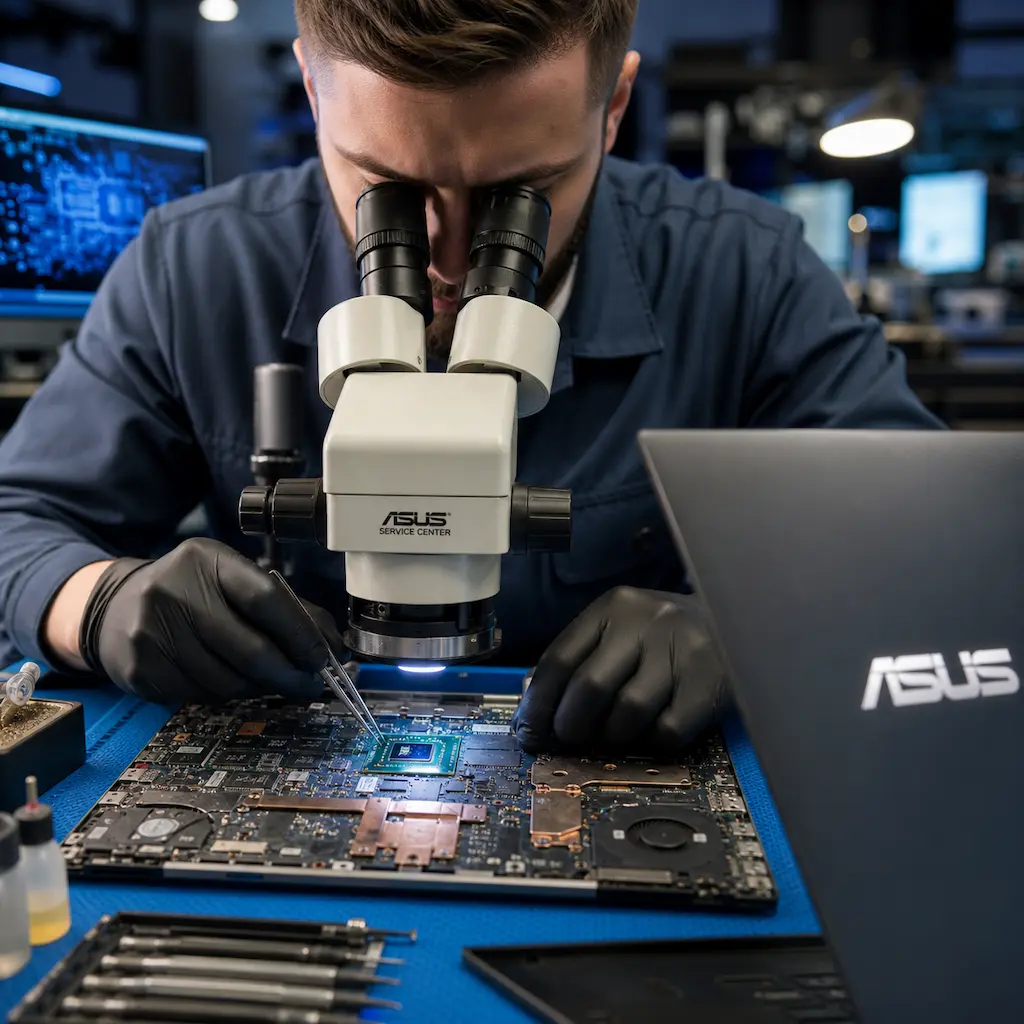 Замена видеокарты ноутбука Asus в Санкт-Петербурге