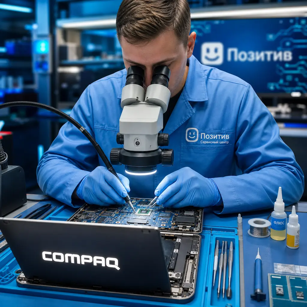 Замена видеокарты ноутбука Compaq в Санкт-Петербурге