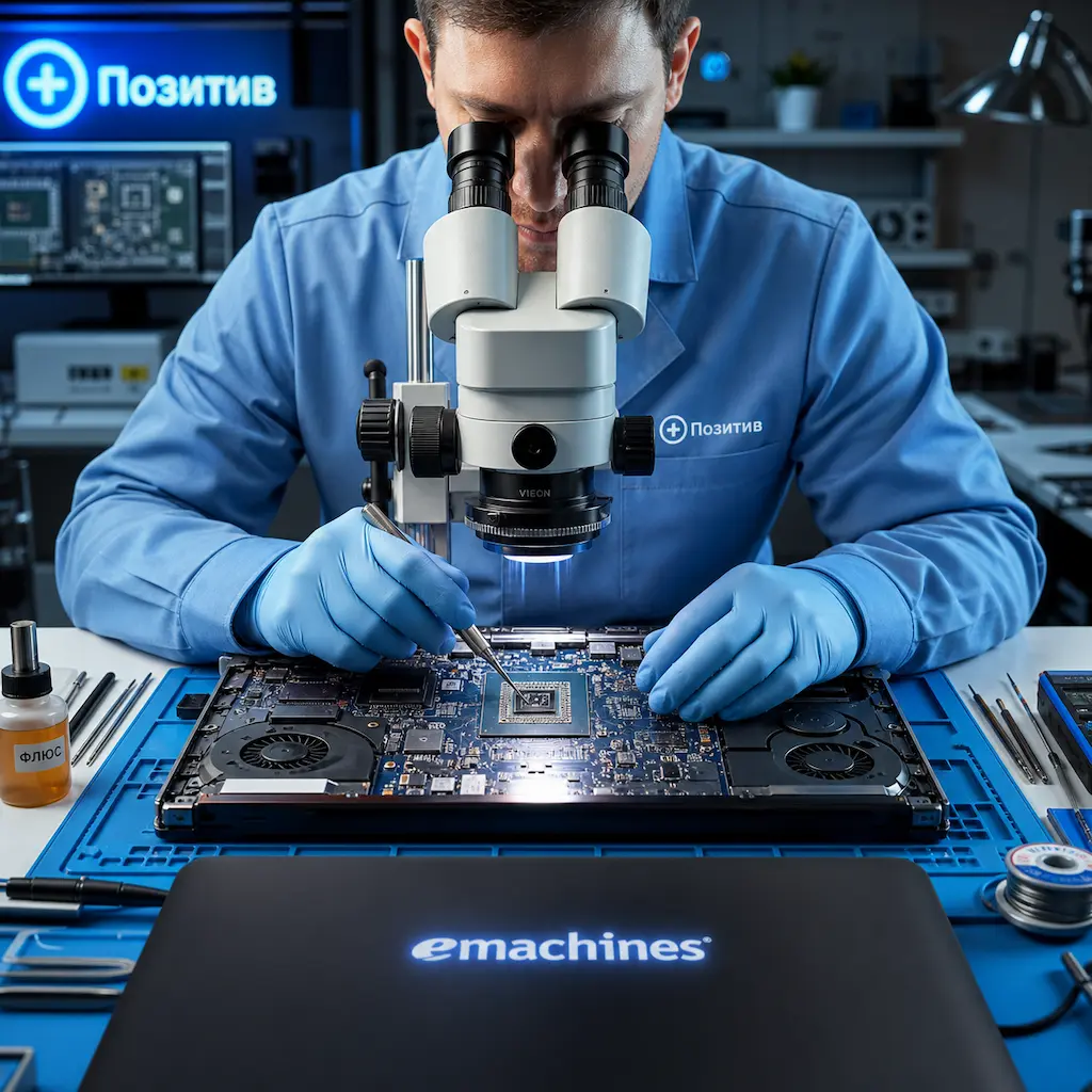 Замена видеокарты ноутбука Emachines в Санкт-Петербурге