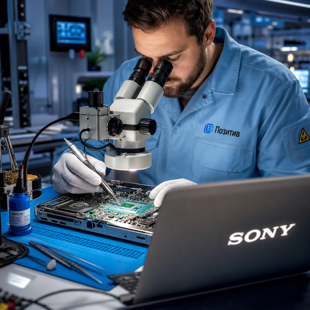 Замена видеокарты ноутбука Sony в Санкт-Петербурге