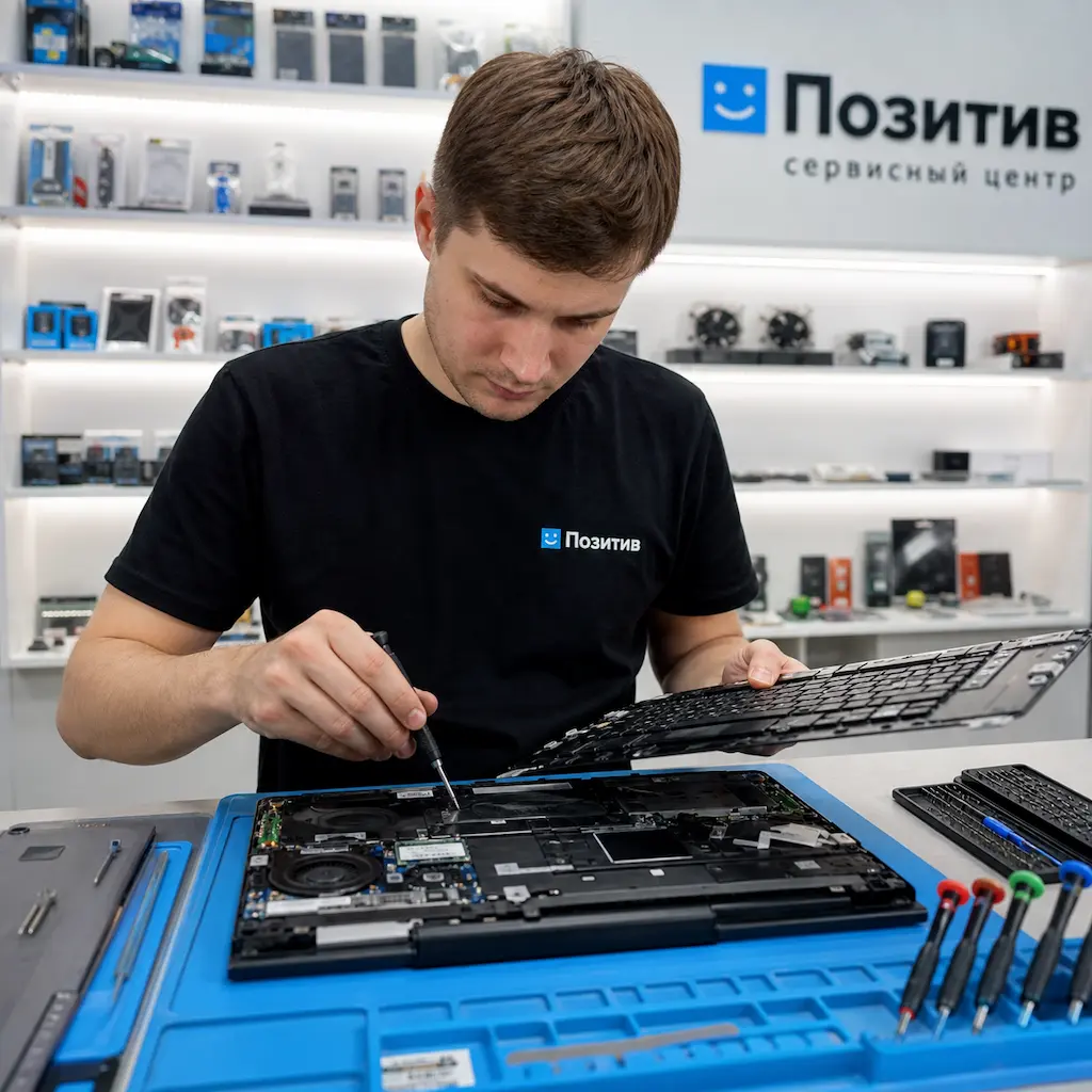 заменить клавиатуру на ноутбуке Samsung в Санкт-Петербурге