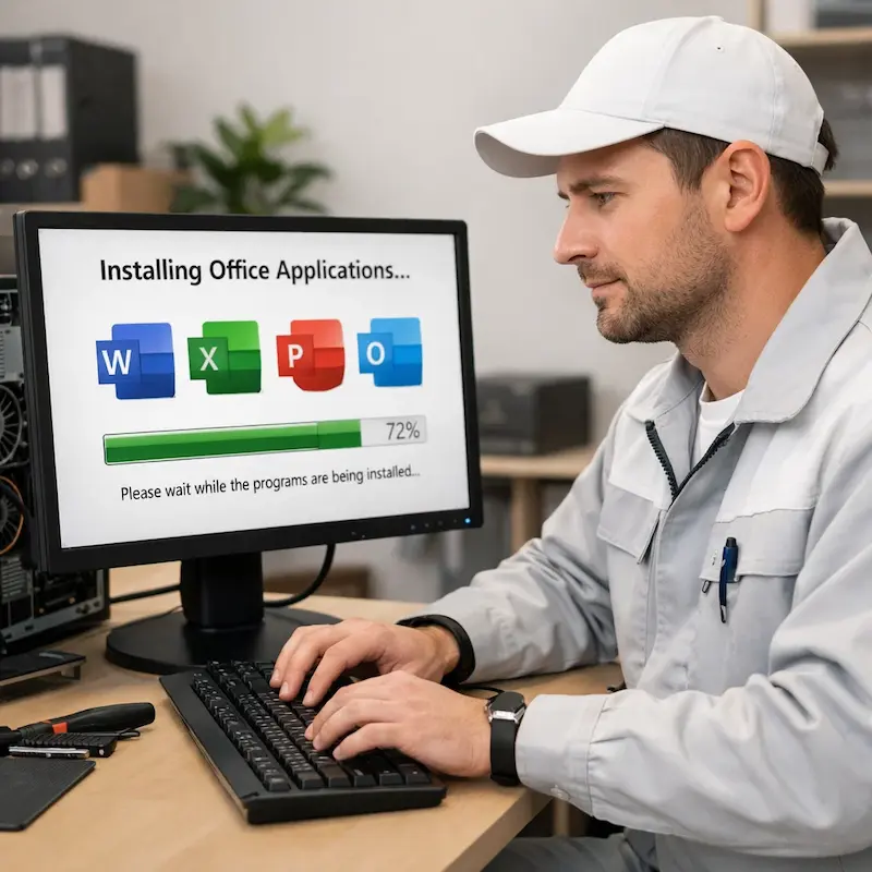 установка офисных программ на компьютер в Санкт-Петербурге