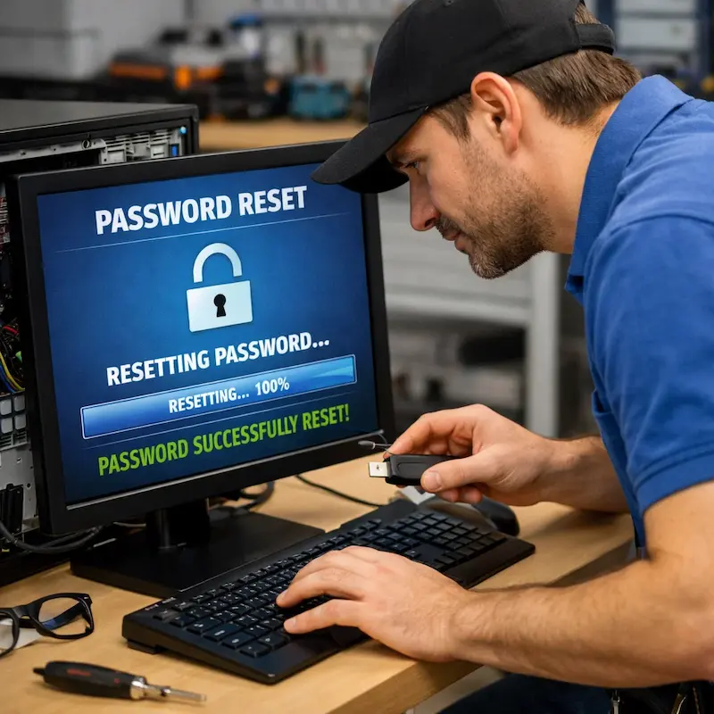 Сброс пароля от компьютера в Санкт-Петербурге
