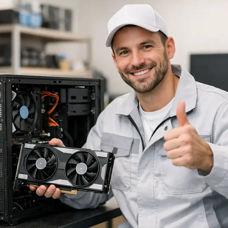 установка видеокарты на ПК в Санкт-Петербурге