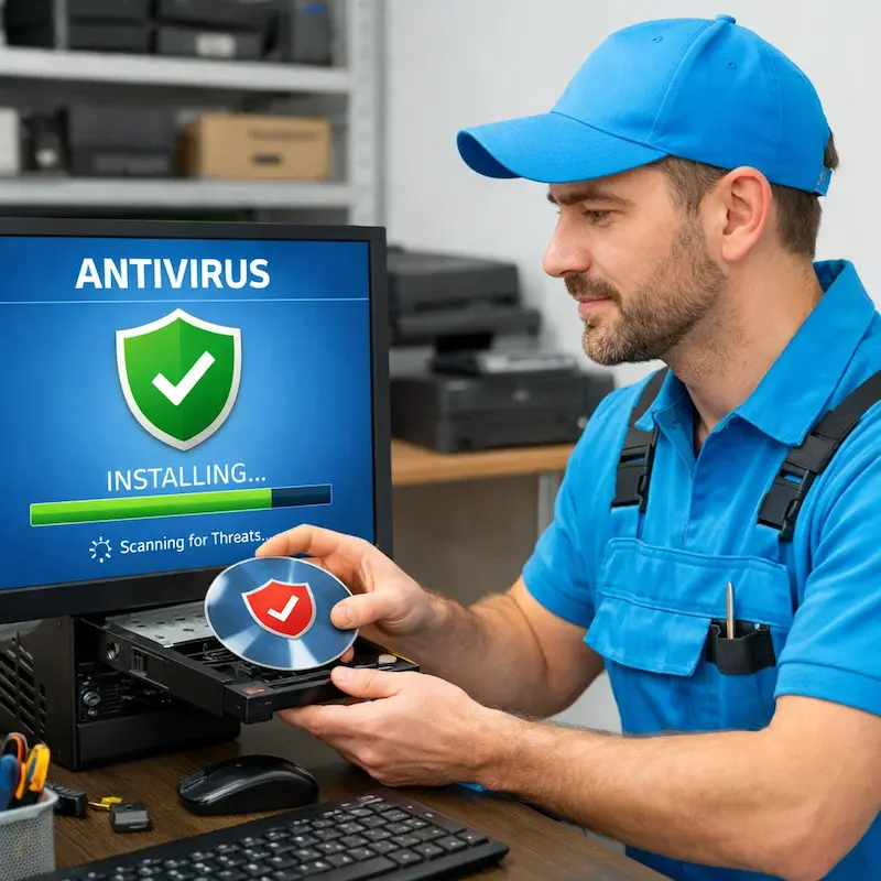 Установка антивируса в Санкт-Петербурге на дому